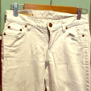 J.Crew White Matchstick Jeans